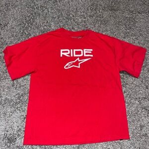 Alpine stars Ride Red T-Shirt